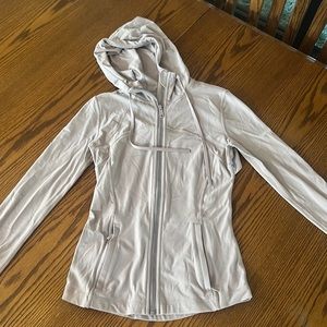 Lulu lemon light pink right zip up jacket
